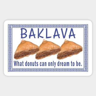 Baklava Dreams Sticker